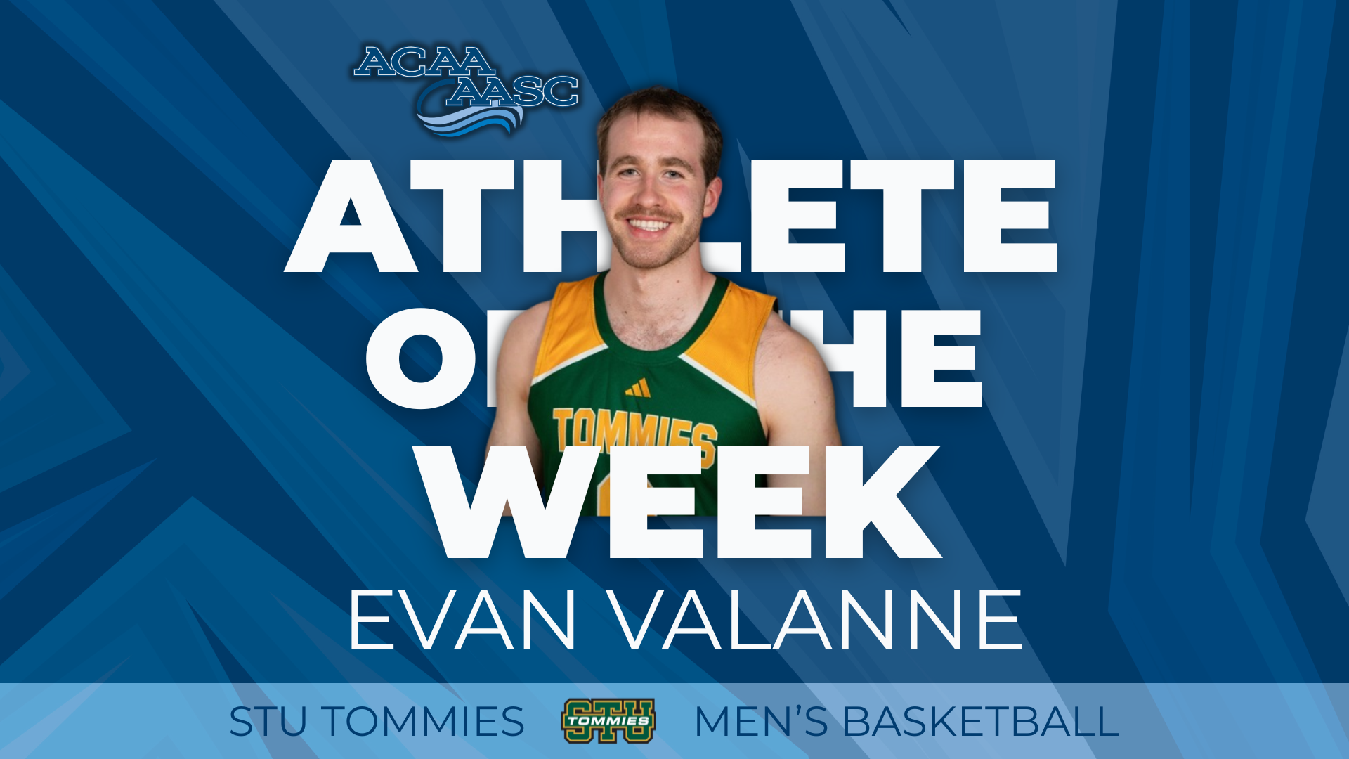 Evan Valanne, ACAA Athlete of the Week
